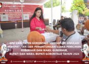 KPU Kabupaten Gorontalo Gelar Simulasi Pemungutan dan Penghitungan Suara Pilkada 2024
