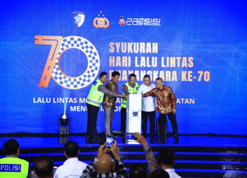 Kapolri Beri Kejutan: Pin Emas & Aplikasi Canggih di HUT Lalu Lintas ke-70