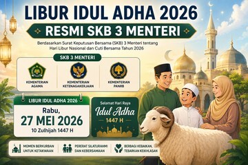 Fix Tanggal! Libur Idul Adha 2026 Cuma 2 Hari? Cek Jadwal Resmi SKB 3 Menteri di Sini!